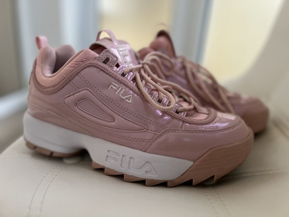 Маратонки розови Fila disruptor
