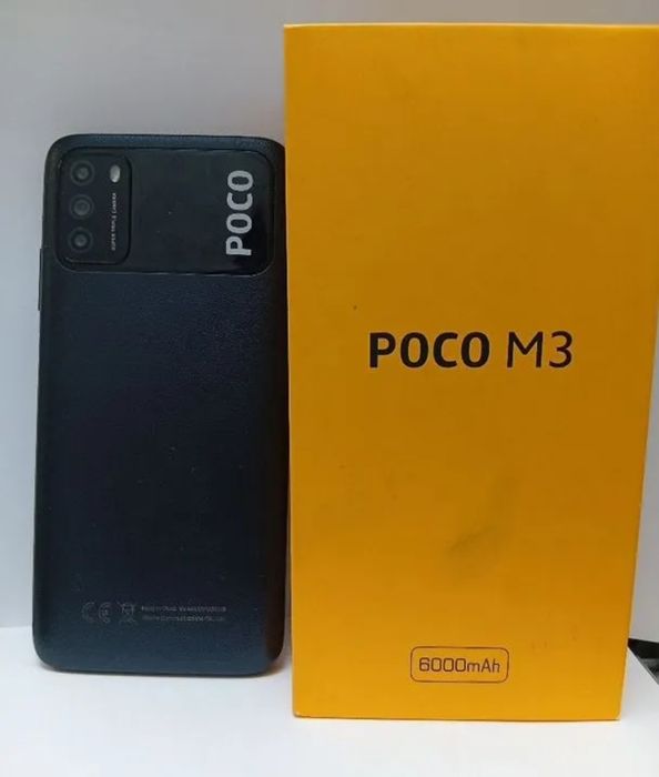 Xiaomi Poco M3 6000 батарея телефон в идеале