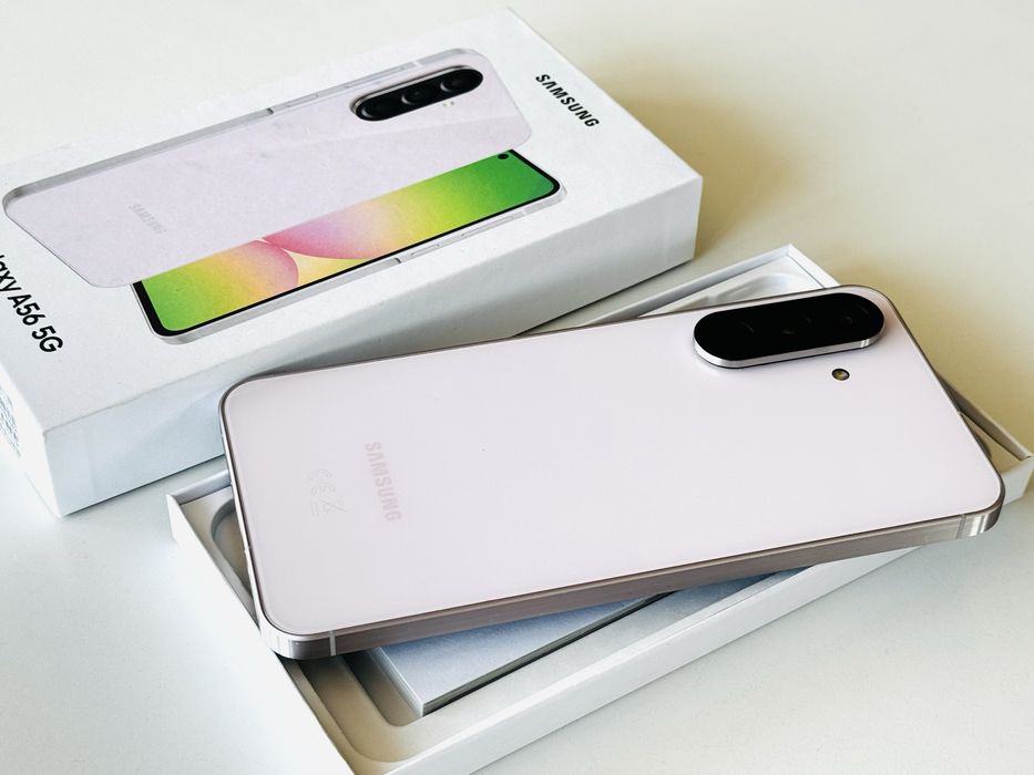 Samsung A56 8GB Ram 128GB Pink Гаранция 6 месеца