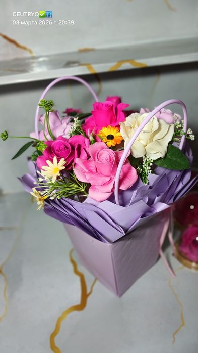 Букет из мыльных роз | Сыйлыққа