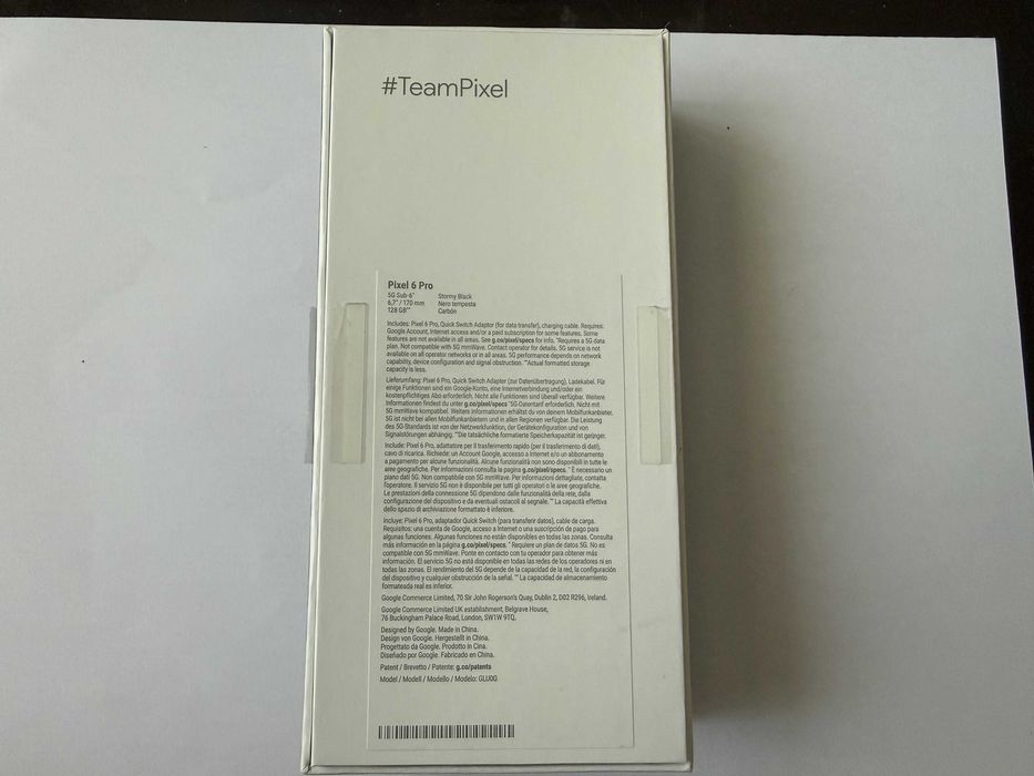 Google Pixel 6 Pro 5G 128GB 12GB RAM Black+аксесоари