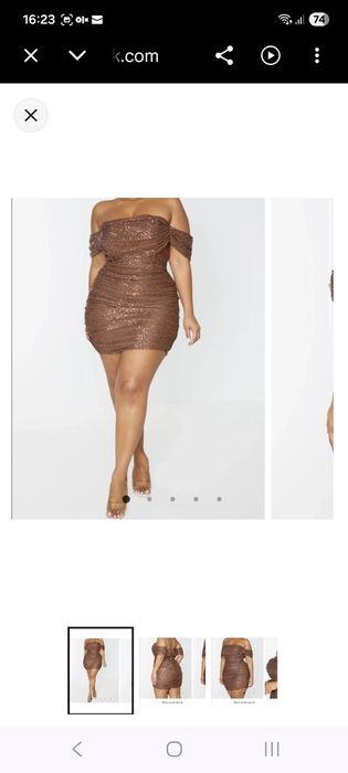 Rochie nouă cu paiete