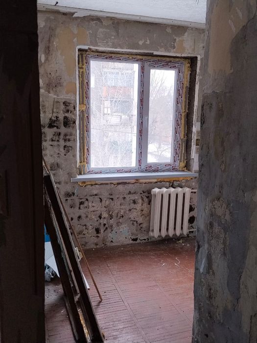 2-х квартира без ремонта, теплая.