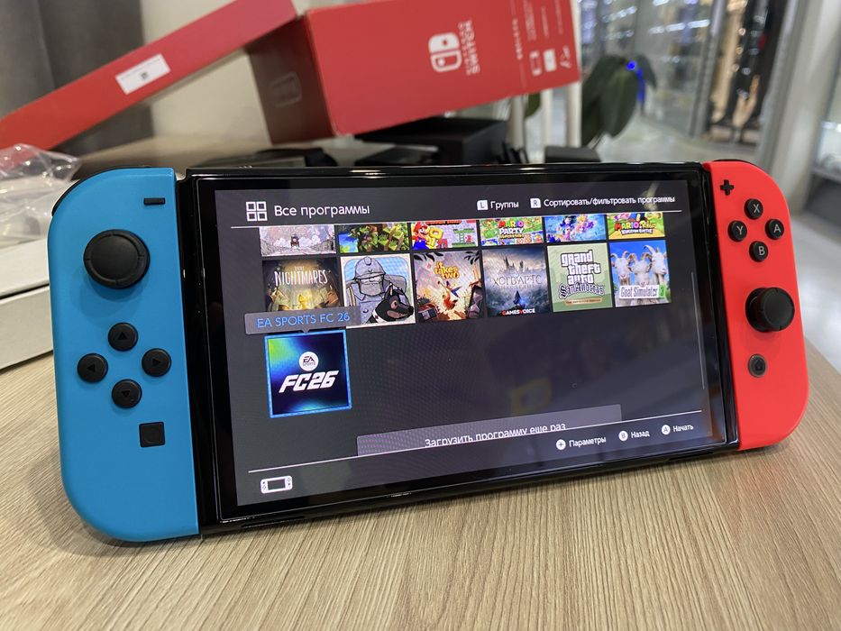 nintendo switch OLED прошитая + 20 игр
