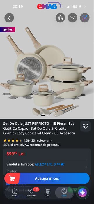 Set oale Just Perfecto granit