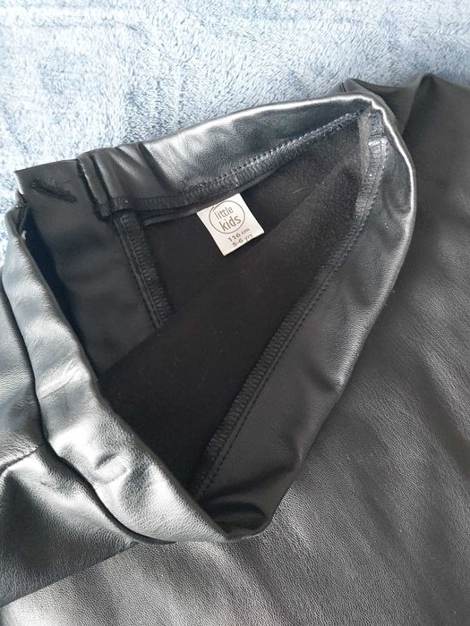 Fusta fetite Din imitatie piele