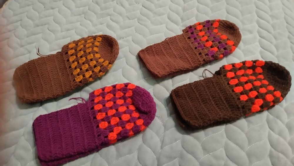 Следочки ручной вязки