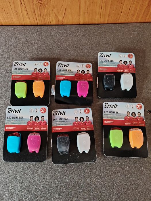 Crivit Led лед фар и стоп за велосипед, колело и др. Нови.