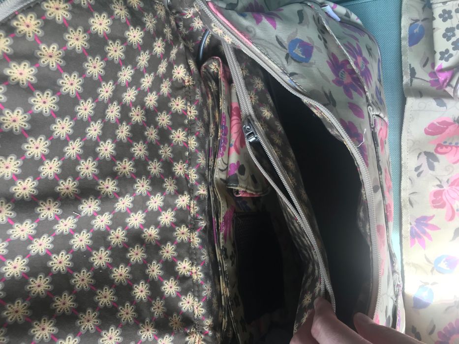 Чанта за майки Лайла цветя