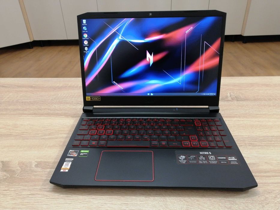 Acer Nitro 5 , 15,6 Fhd , Ryzen 5 4600H , Gtx 1650 4 Gb  , 16 Gb ram , 512 Ssd M2 Nvme