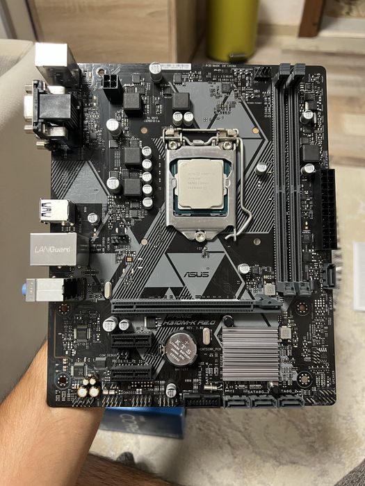 Kit Intel Core i5 9400F + Placă de bază ASUS H310M-K R2.0 + Cooler
