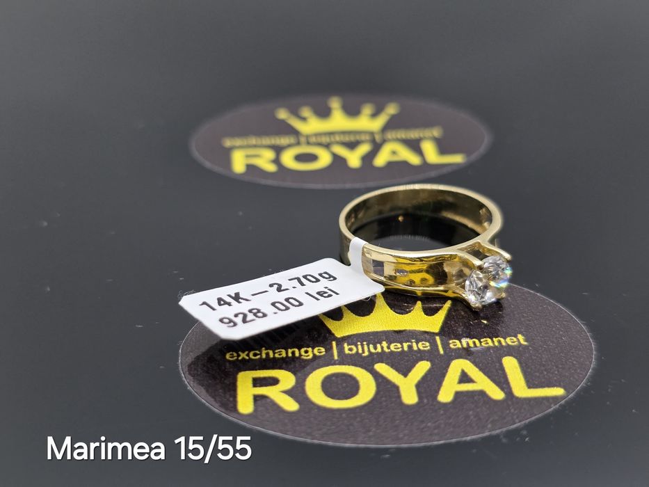 Bijuteria Royal: Inel aur 14k/2.70 gr