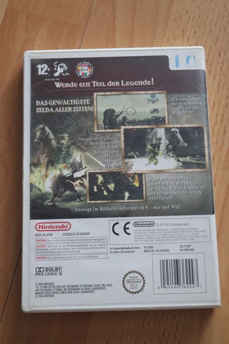 The Legend of Zelda Twilight Princess Wii PAL original, complet