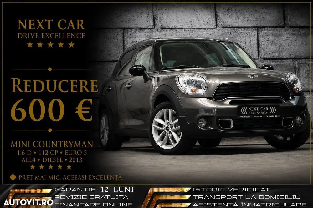 Mini Countryman GARANTIE 12 LUNI*RATE*Revizie*143Cp*4x4*Automata*Piele*Navi*Incalzire*