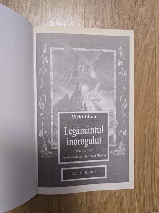 Carte Legământul Inorogului