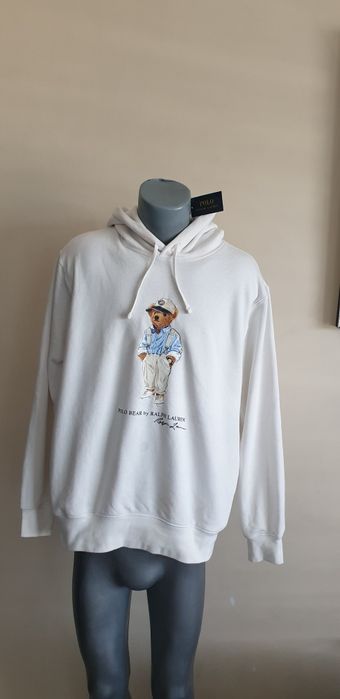 POLO Ralph Lauren Bear Hoodie Mens Size L НОВО! ОРИГИНАЛ! Мъжки Суичър