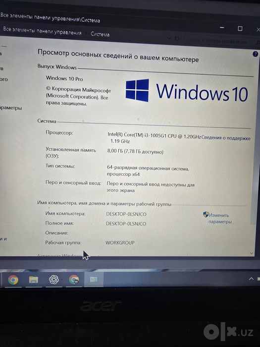 Acer acpire 3 noutbuk