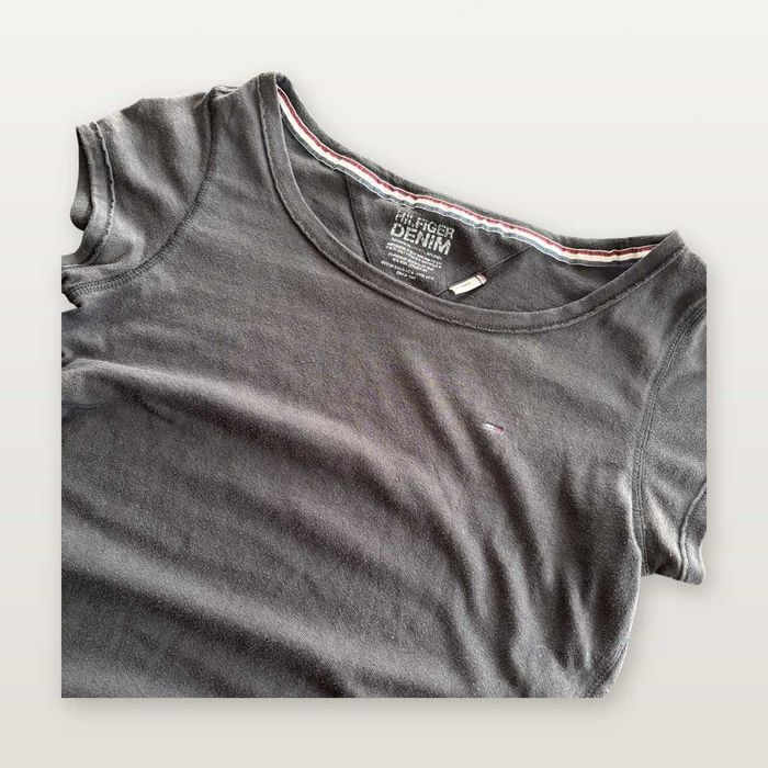 Tommy Hilfiger Denim тениска тъмносива