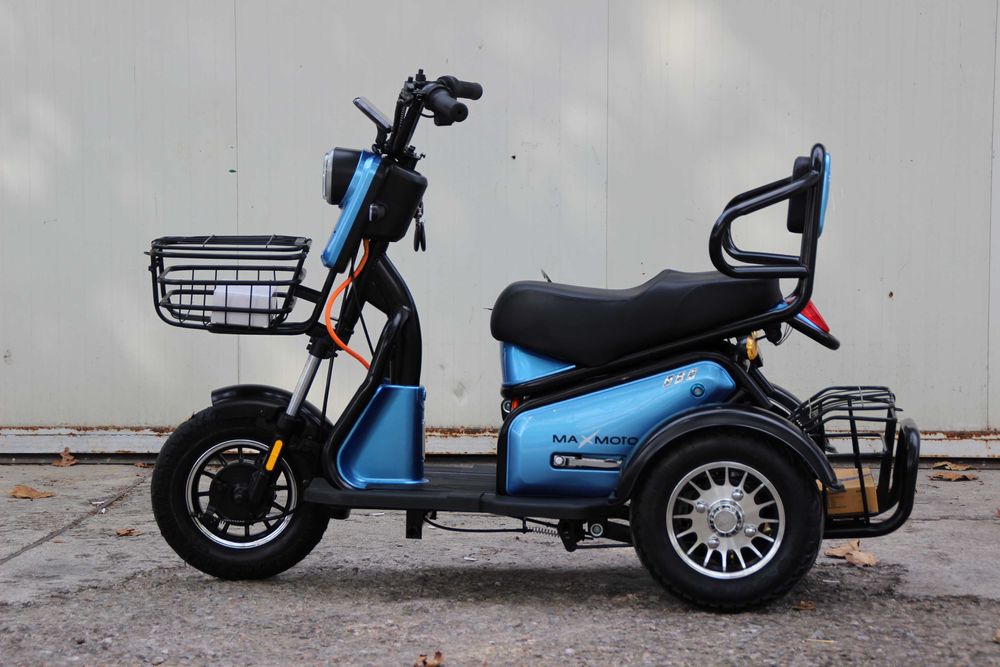 Двуместна Електрическа Триколка PUDDING 1800W МОДЕЛ 2026