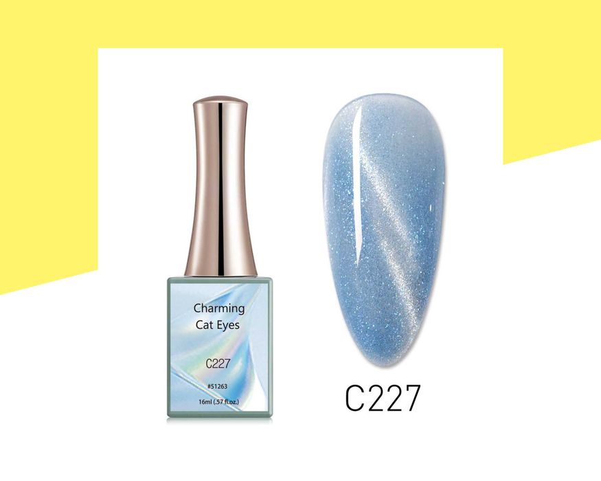 Професионален UV/LED магнитен гел лак CANNI, котешко око - 16 мл.