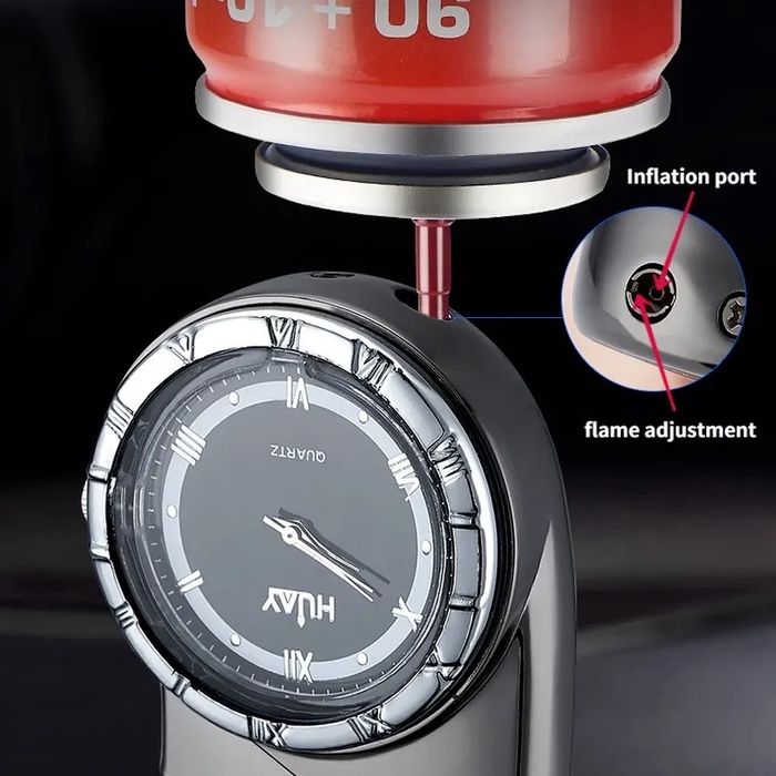 Bricheta anti vant cu ceas quartz functional