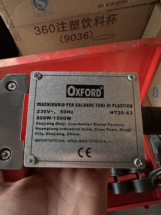 Aparat de lipit tevi de plastic Oxford