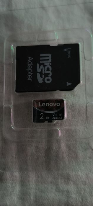 Vând card Micro SD 2 TB clasa 10 Lenovo