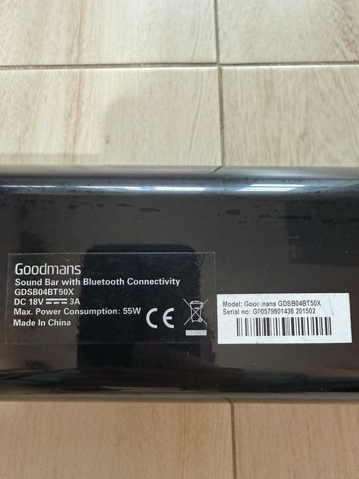 Bluetooth Soundbar Goodmans
