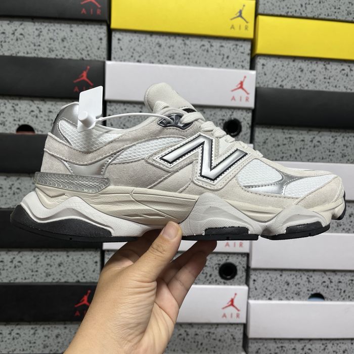 New Balance 9060 White Black Metallic Silver U9060JRB