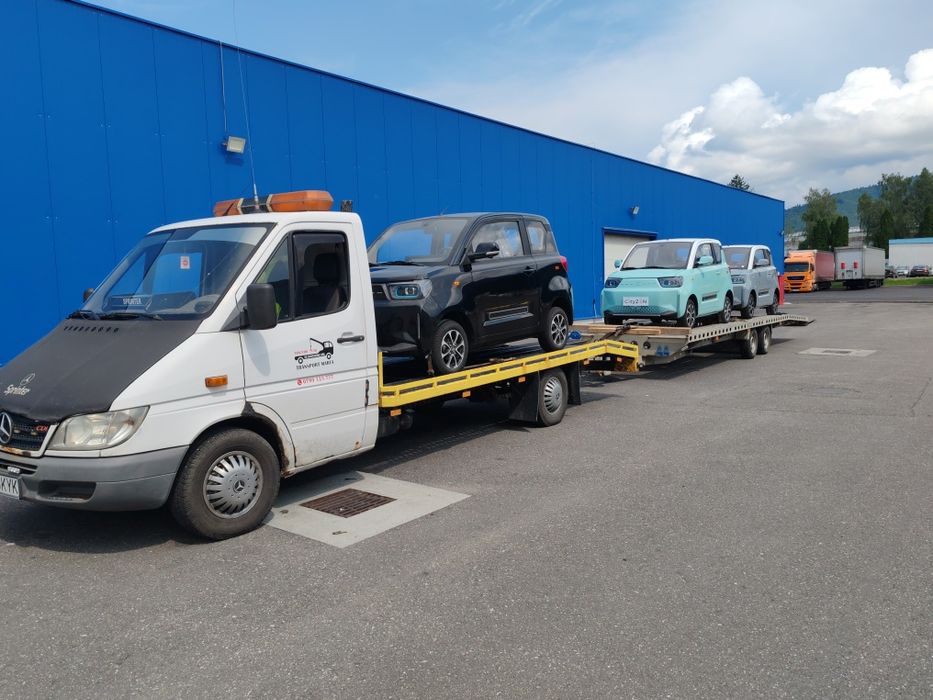 Platforma auto tractări auto, dube autoutilitare