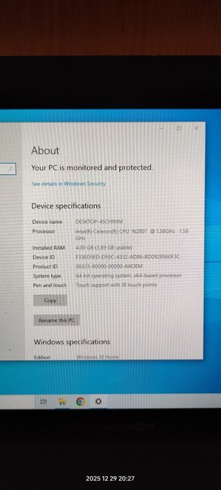 Laptop notebook Medion Akoya e1232t, 500gb, 4 gb ram, intel