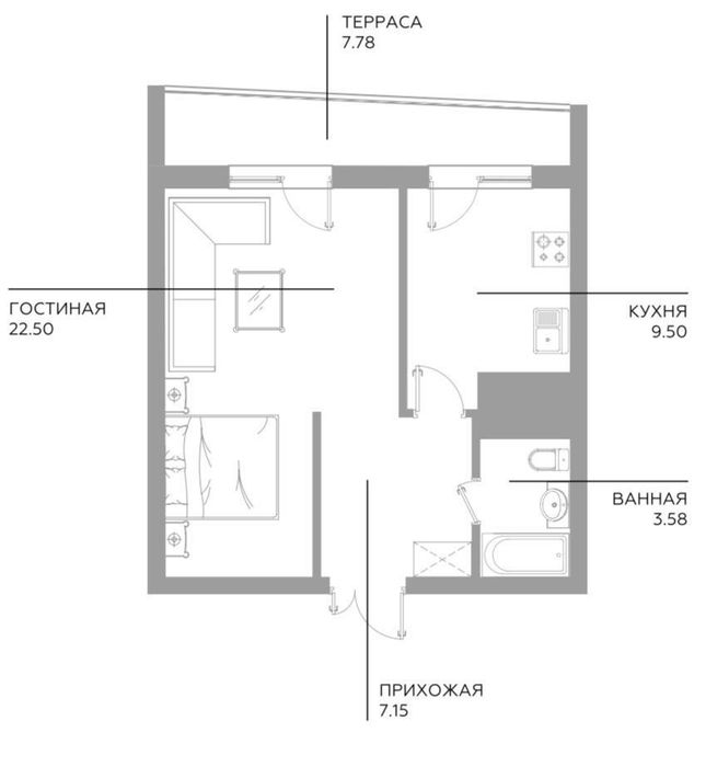 Продажа 3в4/14/16 ЖК "Инфинити" Блок Спирит | 103м2
