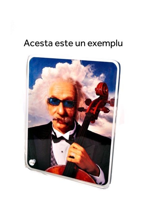 Rama foto din sticla personalizabila