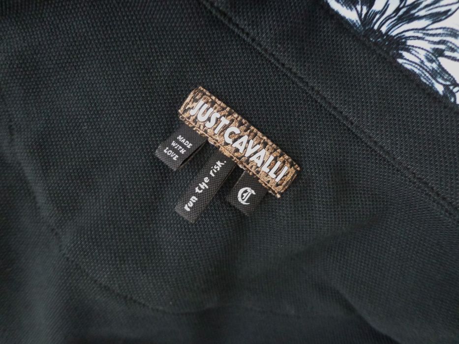 Мъжка поло тениска Just Cavalli logo Polo T-shirt размер L