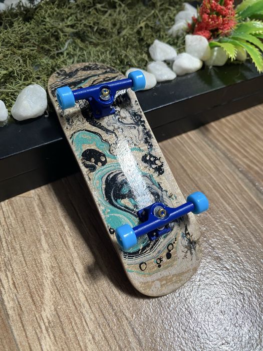 Fingerboard din lemn(albastru)