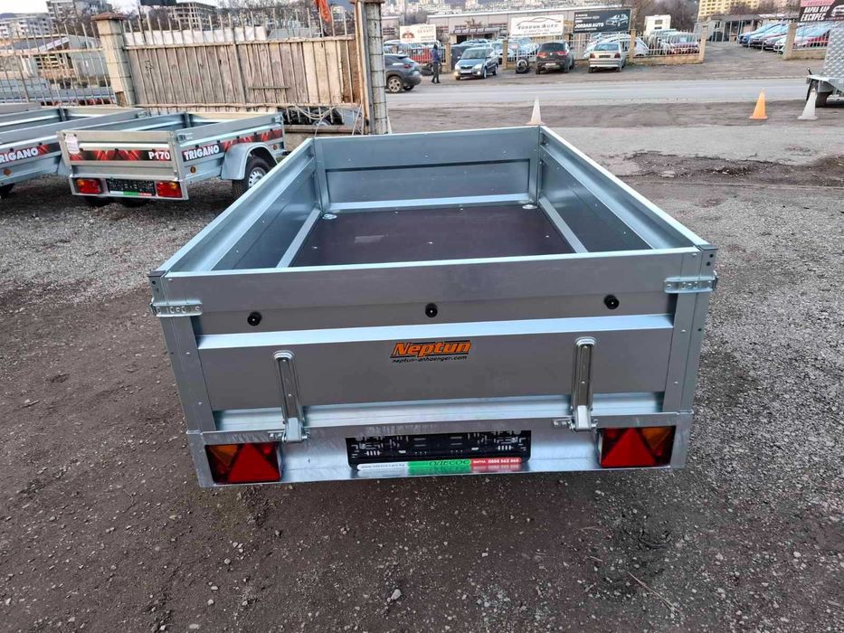 НОВО самосвално ремарке с ресьори и амортисьори NEPTUN N7-210 PRR