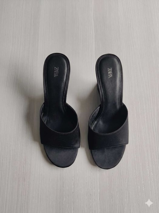 Мюли чёрные Zara 39