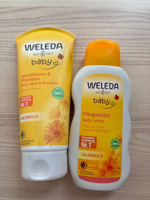 Душ-гел и лосион Weleda