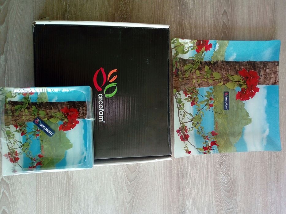 нов сервиз-7части/нов бълг.порцеланов-златен кант/нови сервизи