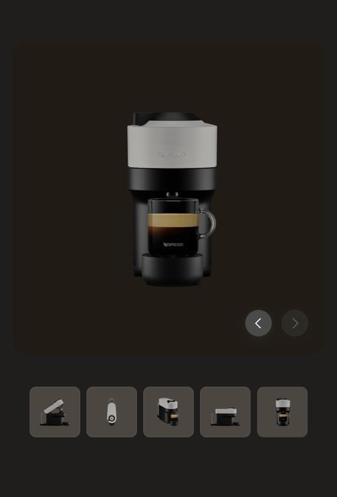 Nespresso Vertuo Pop Coconut White nou