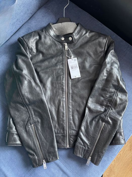 Geacă de piele naturală mărimea L