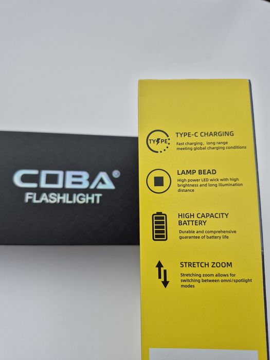 Супер мощен LED фенер COBA CB-G686,3000m