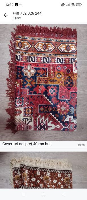 Vând cuverturi noi și plăpumioară