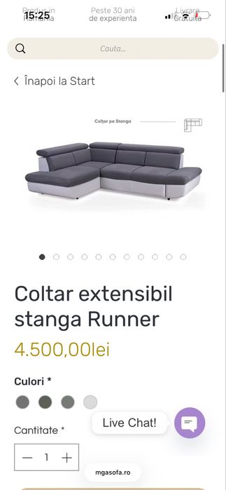 Canapea extensibila MGM