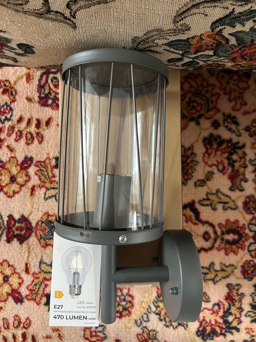 Lămpi de perete pentru exterior cu bec inclus