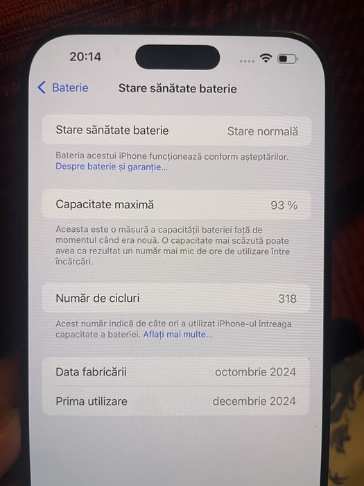 IPhone 16 Pro Max, 256 GB, respectiv IPhone 16 Pro, 256 GB