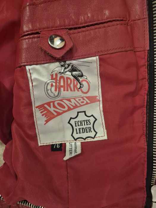 Geaca moto piele naturala Harro