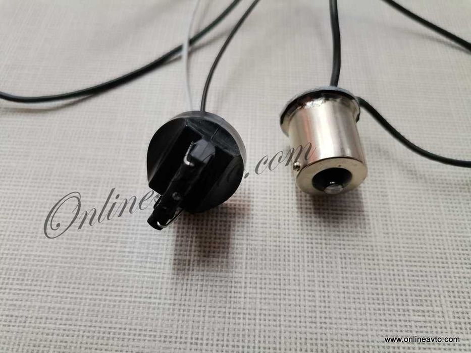 Дневни с мигач Bau15s/T20 DRL дневни светлини 50W Бели+Жълт Мигач