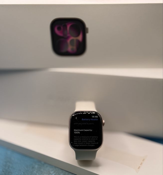 ГАРАНЦИОНЕН!!! Apple Watch 11 GPS, Корпус Rose Gold Aluminium 42mm