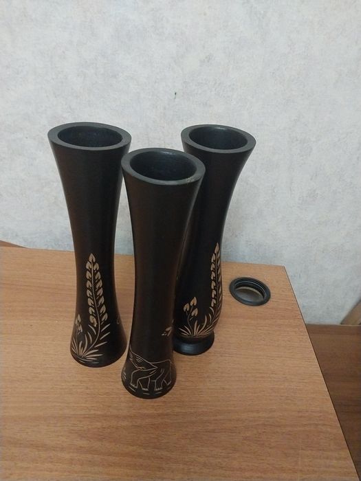 Вазы деревянные  для вас
